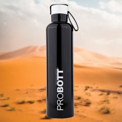 PROBOTT Stainless steel double wall vacuum flask bang -Black PB 900-03 900 ml Flask(Pack of 1, Black, Steel)