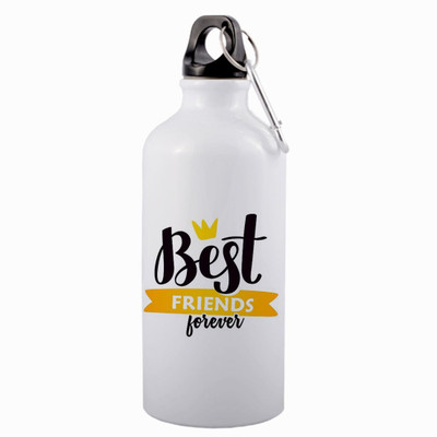 COLOR YARD 600 ml Aluminium Sipper(Pack of 1, White)