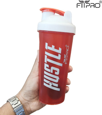 FitPro 700 ml Plastic Shaker(Pack of 1, Red)