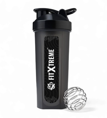 FitXtreme 700 ml Plastic Shaker(Pack of 1, Clear)