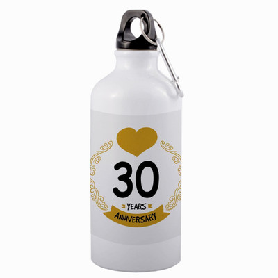 SANNO WORLD 600 ml Aluminium Bottle(Pack of 2, White)