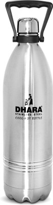 Dhara Stainless Steel 2200 ml Steel Bottle(Pack of 1, Silver)