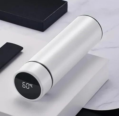 Craft bazaar 500 ml Stainless Steel Sipper(Pack of 1, White)