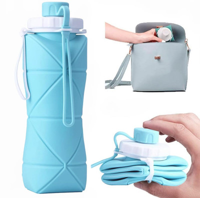 Antopy Leakproof Lid, BPA-Free 600 ml Water Bottle(Set of 1, Multicolor)