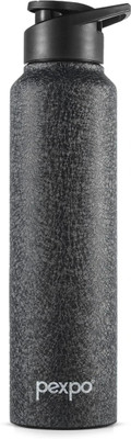 pexpo 1000 ml Steel Bottle(Pack of 1, Black)