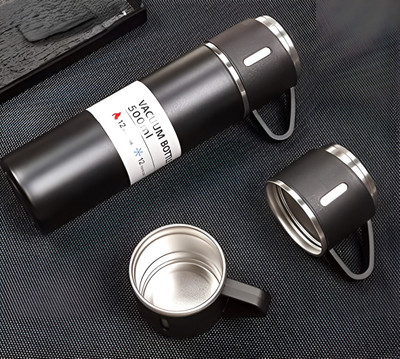 Kayvee 500 ml Steel Flask(Pack of 1, Multicolor)