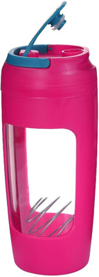 sk bazaar 700 ml Plastic Shaker(Pack of 1, Pink)