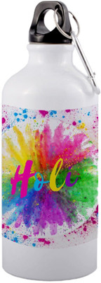 COLOR YARD 600 ml Aluminium Sipper(Pack of 1, White)