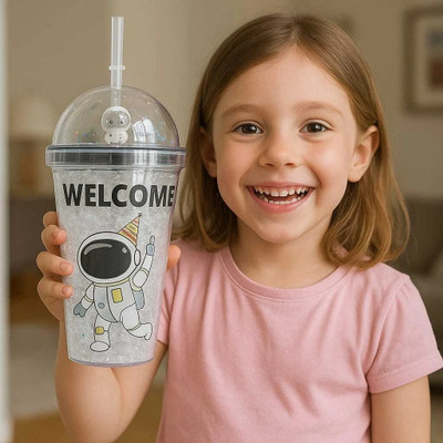 Modabay 450 ml Plastic Sipper(Pack of 1, Blue)