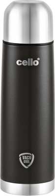 cello Duro Flipstyle Vacuum Insulated Flask With Flip Lid | Leak Proof 500 ml Flask(Pack of 1, Black, Steel)