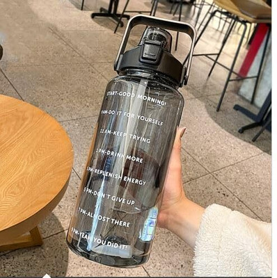 Vaughn 2000 ml Plastic Bottle(Pack of 1, Black)