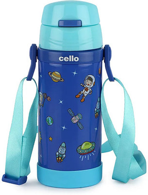 cello 430 ml Steel Sipper(Pack of 1, Blue)