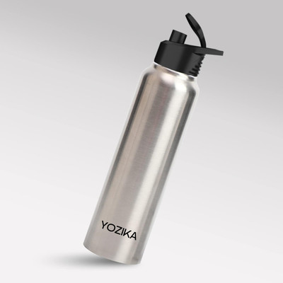 Zelenor 1000 ml Steel Bottle(Pack of 1, Silver)
