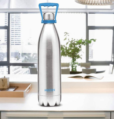 MILTON 2000 ml Steel Bottle(Pack of 1, Silver)