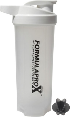 formulaproX Nutrition 700 ml Plastic Shaker(Pack of 1, White)