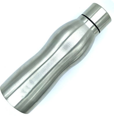 MIB 600 ml Steel Bottle(Pack of 1, Steel/Chrome)