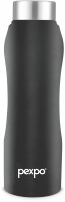 pexpo 1000 ml Fridge Stainless Steel Water Bottle, Bistro-Xtreme 1000 ml Bottle(Pack of 1, Black, Steel)