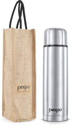 pexpo 500 ml Steel Flask(Pack of 1, Silver)
