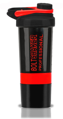 TRUE INDIAN 600 ml Plastic Shaker(Pack of 1, Red)