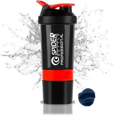 xwipe 500 ml Plastic, Tritan Shaker(Pack of 1, Multicolor)