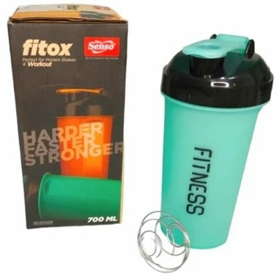 Senso 700 ml Plastic Shaker(Pack of 1, Blue)