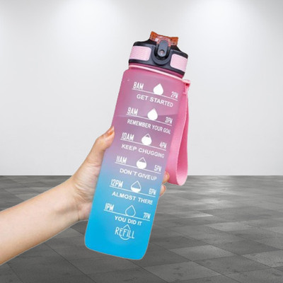 Digitouch Shopee 1000 ml Tritan Sipper(Pack of 1, Multicolor)