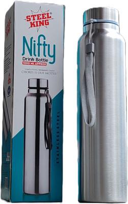 ASHTSIDDHI 1000 ml Steel Bottle(Pack of 1, Steel/Chrome)