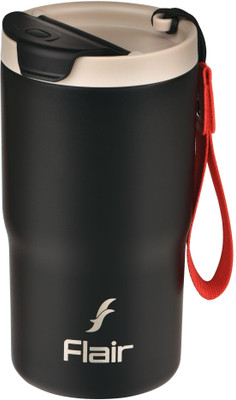 FLAIR 500 ml Steel Flask(Pack of 1, Black)