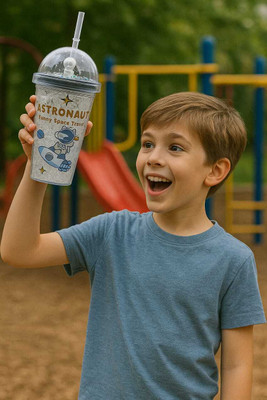 Modabay 450 ml Plastic Sipper(Pack of 1, Blue)