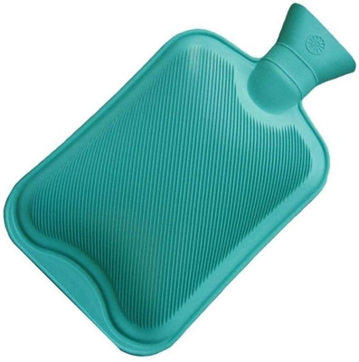 CRESCENT Non-Electric Rubber Hot Water Bag for Periods, Back,Stomach and Full Pain Relief Non-Electric 2000 ml Hot Water Bag(Green)