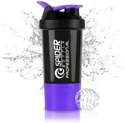 Dassio 500 ml Plastic Shaker(Pack of 1, Purple)
