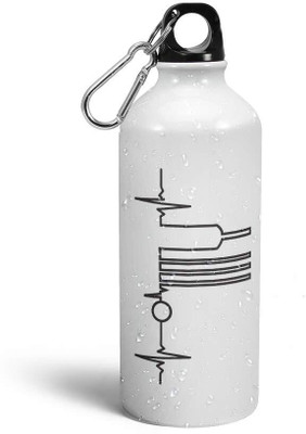 craft maniacs 600 ml Aluminium Sipper(Pack of 1, White)