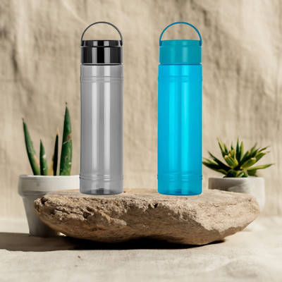 Elecsera Premium Quality Water Bottle Set Of 2 Piece 1000 ml Bottle(Pack of 2, Multicolor, Plastic)