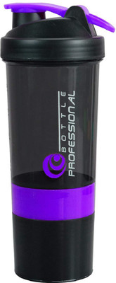 TRUE INDIAN 500 ml Plastic Shaker(Pack of 1, Purple)