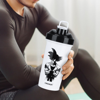 croxlife 600 ml Plastic Shaker(Pack of 1, White)
