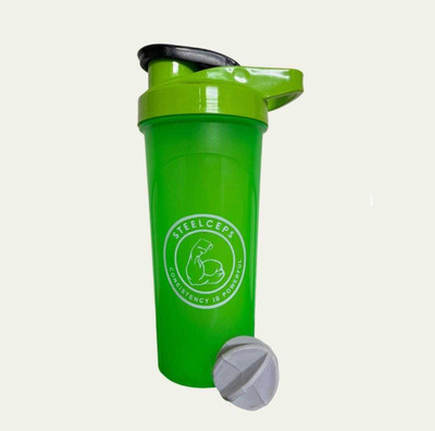STEELCEPS 700 ml Plastic Shaker(Pack of 1, Green)