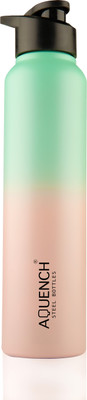 AQUENCH 1000 ml Steel Bottle(Pack of 1, Multicolor)