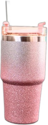 Timbuk2 GLITTER TUMBLER 600 ml Flask(Pack of 1, Pink, Steel)