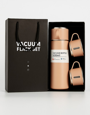 Shubham Mourya 500 ml Stainless Steel Bottle(Pack of 1, Pink)