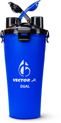 VECTOR X 700 ml Plastic Shaker(Pack of 1, Blue)