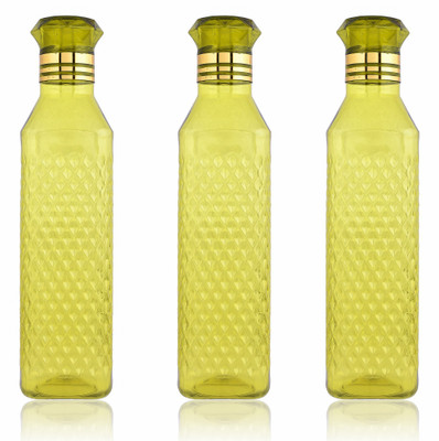 KUBER INDUSTRIES 1000 ml Plastic Bottle(Pack of 3, Green)