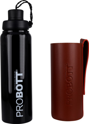 PROBOTT Vacuum Flask Hot & Cold Water Bottle 750 ml Flask(Pack of 1, Black, Steel)
