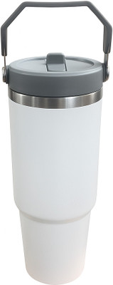 AGGI TRADERS 900 ml Steel Sipper(Pack of 1, White)