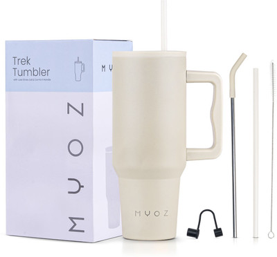 MYOZ 1200 ml Steel Bottle(Pack of 1, Off White)