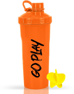 Strauss 700 ml Plastic Shaker(Pack of 1, Orange)