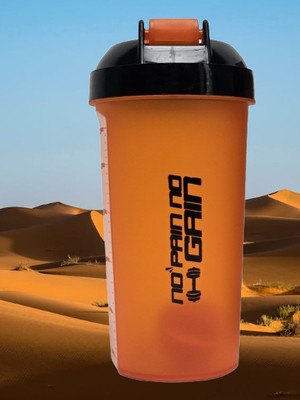 Boldblossom 700 ml Plastic Shaker(Pack of 1, Orange)