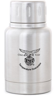 EAGLE Jazz Stainless Steel, Vacuum Insulated Handy Bottle 160 ml Flask(Pack of 1, Silver, Steel)