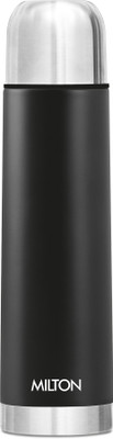 MILTON 1000 ml Steel Flask(Pack of 1, Black)