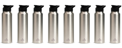 SPEEDEX 1000 ml Steel Bottle(Pack of 8, Silver)