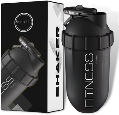 Chubs 500 ml Plastic Shaker(Pack of 1, Black)